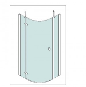 Frameless shower enclosures - A1923. Frameless shower enclosures (A1923)